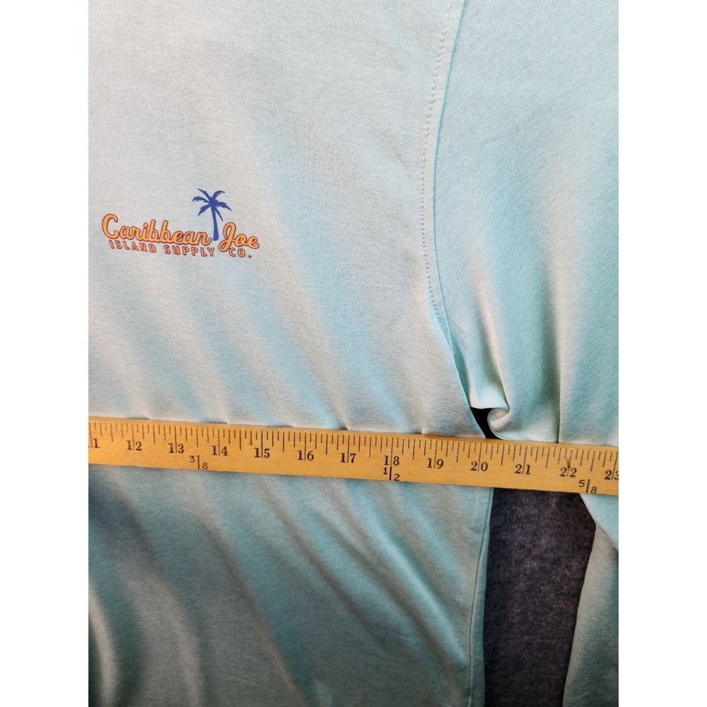 Caribbean Joe Island Supply Co. Long Sleeve T Shirt Mens M Beer Island Time - Picture 9 of 12